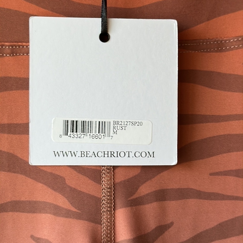 Beach Riot Pink and Brown Zebra Leggings - Picture 13 of 16